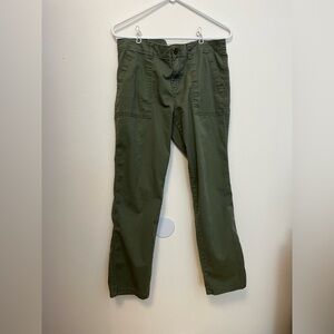 Sanctuary Women’s Olive Green Straight Leg Cargo Style Pants